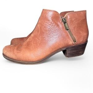 Lucky Brand Burklee Women's Tan Ankle Boots size 9.5